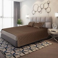 Покрывало Nivasan Бархат P.Bt 210-10 (210x240, коричневый)