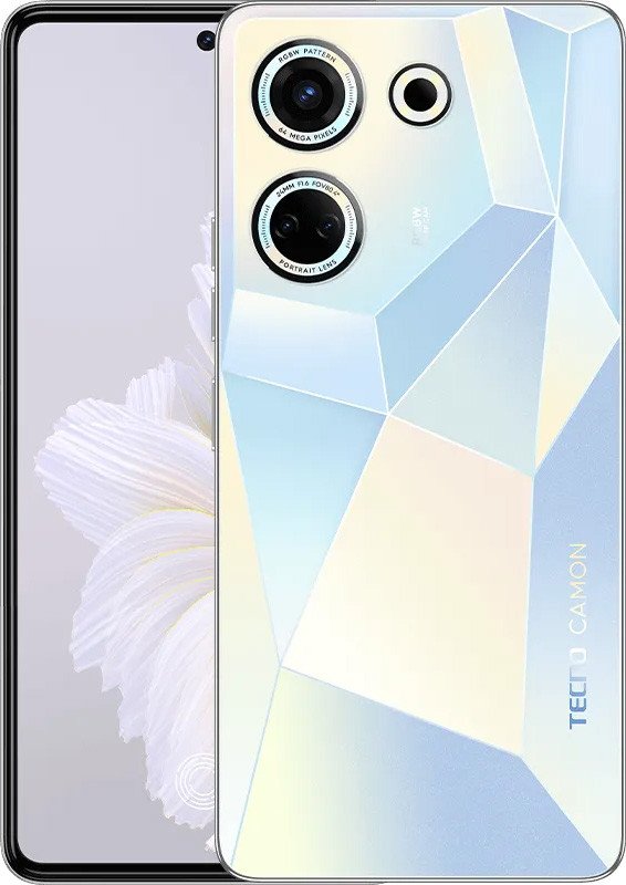 

Телефон Tecno Camon 20 Pro 8GB/256GB (белый ледник)