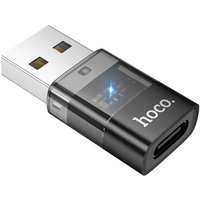 Адаптер Hoco UA36C USB Type-A - USB Type-C (черный) в Бресте