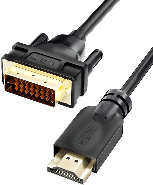 

Кабель USBTOP HDMI - DVI-D UltraHD4K (1.5 м, черный)