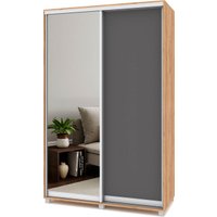 Шкаф-купе Modern Роланд Р642 (золотой дуб/графит)