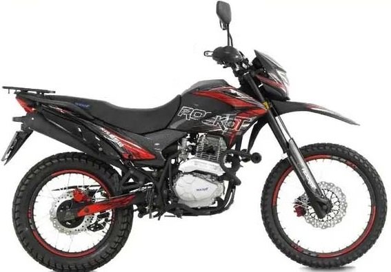 

Мотоцикл Rockot XR250 (черный/красный)