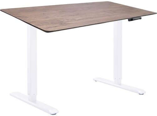 

Стол для работы стоя ErgoSmart Wooden Manual DESKFIT DF100 1300х750х27 мм (скошенный край, дуб мореный/белый)