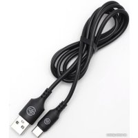 Кабель Digital Part TC-307 USB Type-A - USB Type-C (1 м, черный)