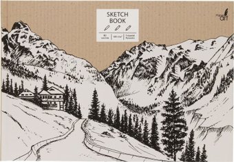 Альбом для рисования Paper art Горный пейзаж Т5805017 (80 л)