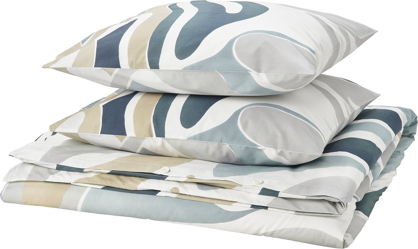 2-спальный комплект постельного белья Ikea Mygglasvinge 90591215