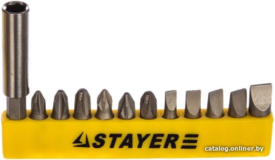 Набор бит Stayer 2609-H12