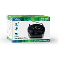 Магнитола Ritmix RBB-100BT (черный)