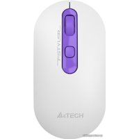 Мышь A4Tech Fstyler FG20 (белый/фиолетовый)