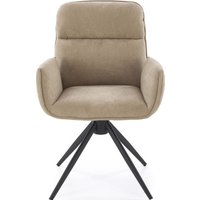 Стул с подлокотниками Halmar K574 (темно-бежевый)
