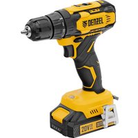 Дрель-шуруповерт Denzel CDQ-20 (с 2-мя АКБ, кейс)