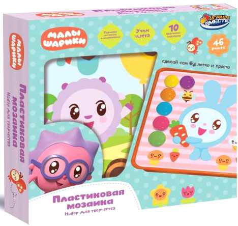 

Мозаика/пазл Играем вместе Малышарики PLASMOS-MAL
