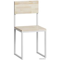 Стул LoftyHome Бервин (натуральный/белый)