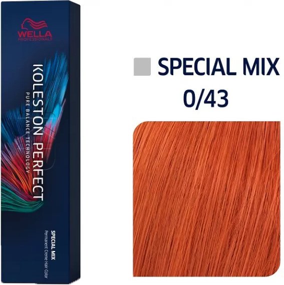 

Крем-краска для волос Wella Professionals Koleston Perfect ME+ 0/43 60 мл