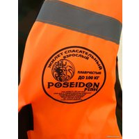 Жилет спасательный Poseidon Fish двухсторонний до 80 кг (оранжевый/камуфляж)