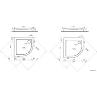 Душевой поддон Kolo Simplo 80x80 XBN0680000