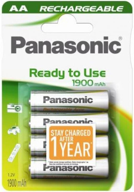 

Аккумулятор Panasonic Ready to Use AA HHR-3MVE/4BC (4 шт)