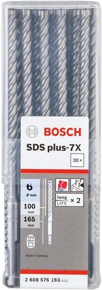 

Набор буров Bosch 2608576193 (30 предметов)