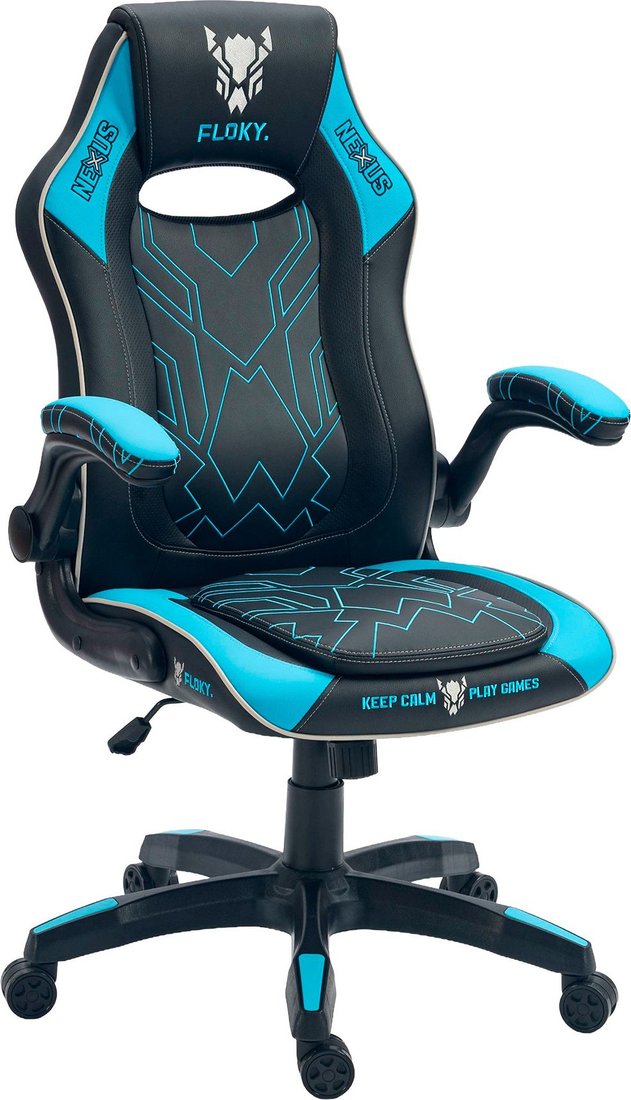 

Игровое (геймерское) кресло FLOKY Nexus Aqua-Black