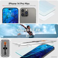 Защитное стекло Spigen Glass TR EZ Fit для iPhone 14 Pro Max AGL05202 (2шт)