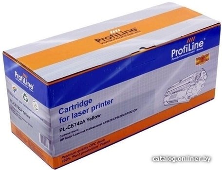 Картридж ProfiLine PL-CE742A-Y (аналог HP 307A (CE742A))