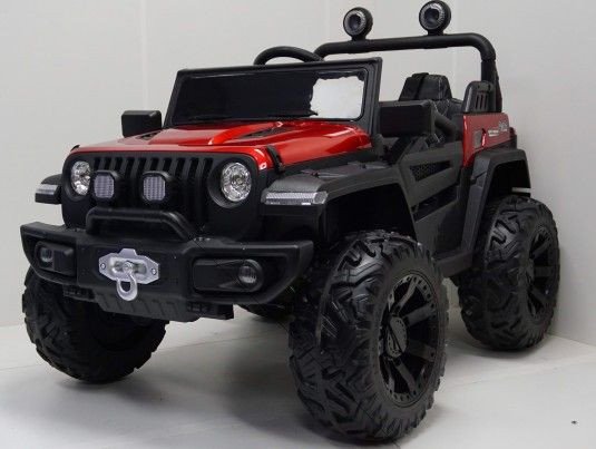Электромобиль Baby Driver Jeep C222 4WD (вишневый глянец)