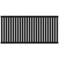 Стальной трубчатый радиатор Сунержа Эстет-11 500х1125 25 секций (матовый черный)