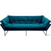 Диван Brioli Анико трехместный (велюр, luna 42)