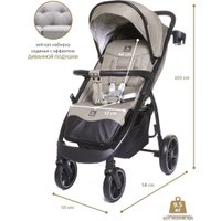 Коляска прогулочная «книга» Baby Care Venga (черный)