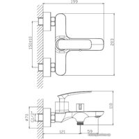 Смеситель Haiba HB60616 (хром)