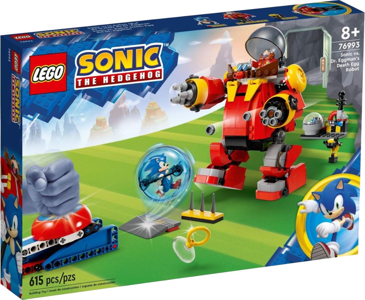 

Конструктор LEGO Sonic the Hedgehog 76993 Соник против робота-яйца смерти доктора Эггмана