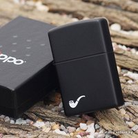 Зажигалка Zippo Pipe 218PL Black Matte