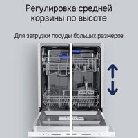 Встраиваемая посудомоечная машина MAUNFELD MLP-12S Light Beam