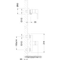Смеситель Lemark Aura LM0603C