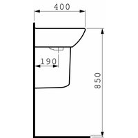Умывальник Laufen PRO 814951 55x40