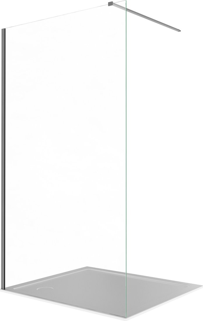 

Душевая стенка Aquatek Walk in с держателем 90x200 AQ.WI.090.1GM (оружейная сталь/прозрачное стекло)