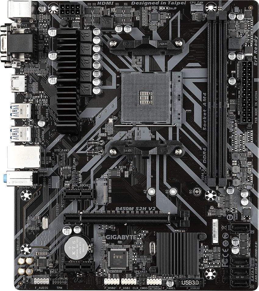 

Материнская плата Gigabyte B450M S2H V2 (rev. 1.0)