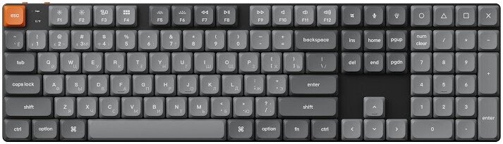 

Клавиатура Keychron K5 Max K5M-B1-RU (Gateron Low Profile Red 2.0)