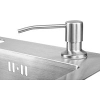 Кухонная мойка Saniteco 5050 (с сифоном, дозатором и коландером) в Борисове