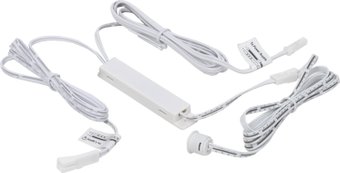 Датчик движения AKS бесконтактный на движение PIR врезной/накладной (60W/100W, белый)