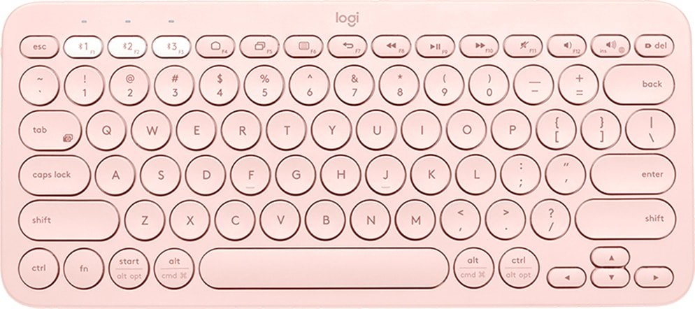 

Клавиатура Logitech Multi-Device K380 Bluetooth 920-009171 (розовый, нет кириллицы)