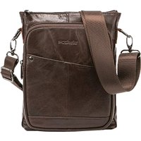 Мужская сумка Poshete 252-22333-2-BRW (коричневый)