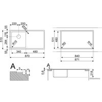 Кухонная мойка Smeg LFT861S