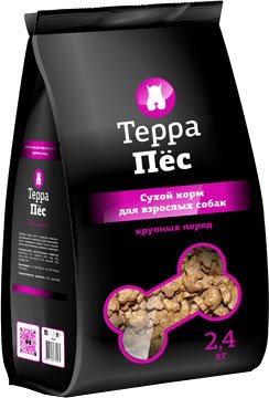 

Сухой корм для собак Терра Пеc Для взрослых собак крупных пород TRK035 2.4 кг