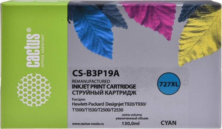 

Картридж CACTUS CS-B3P19A-1 (аналог HP B3P19A-1)