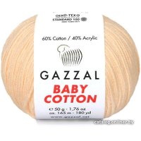 Пряжа для вязания Gazzal Baby cotton 3469 50 г 165 м (оранжевый)