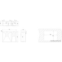 Кухонная мойка TEKA Square 340/400 & 180/400 [40170180]