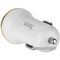 Автомобильное зарядное Hoco Z1 (белый)
