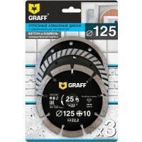 Набор отрезных дисков GRAFF 2802 (3 шт)