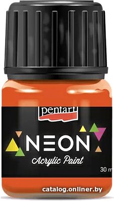 Акриловая краска Pentart Neon 30 мл (оранжевый)